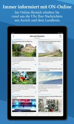 Ostfriesische Nachrichten android App screenshot 0