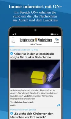 Ostfriesische Nachrichten android App screenshot 8